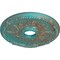 Ekena Millwork Antioch Ceiling Medallion (Canopies up to 3 1/2"), 18"OD x 3 1/2"ID x 1 3/8"P, Copper Green Patina CM18SECGS - alternate 2